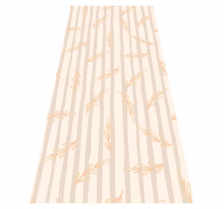 Vinyl tapijt voor hal elegant beige - TenStickers