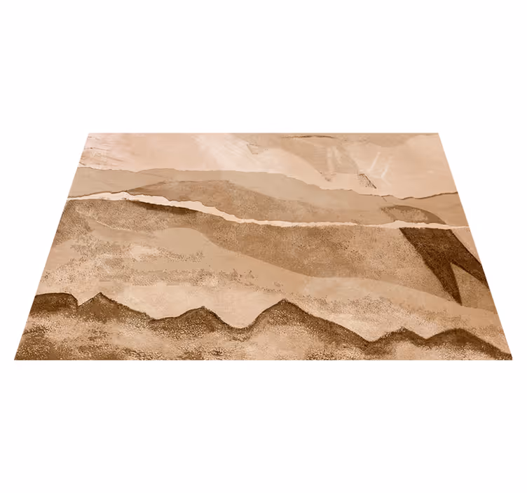 Vinyl tapijt beige strips papier - TenStickers