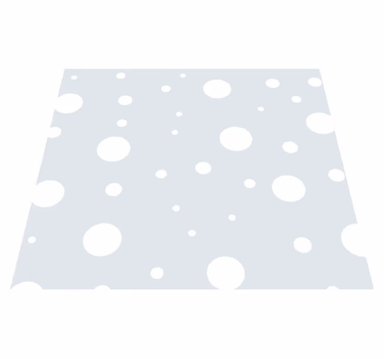 Vinyl tapijt wit munt fantasie - TenStickers