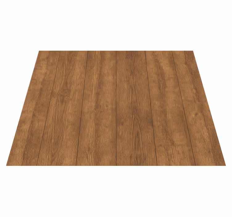 Vinyl tapijt bruin rustic walnoot houtlook plank - TenStickers
