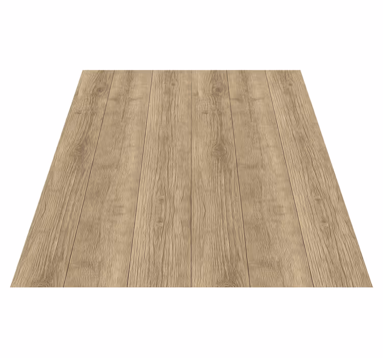 Vinyl tapijt bruin natuurlijk geschuurd eiken vertical - TenStickers