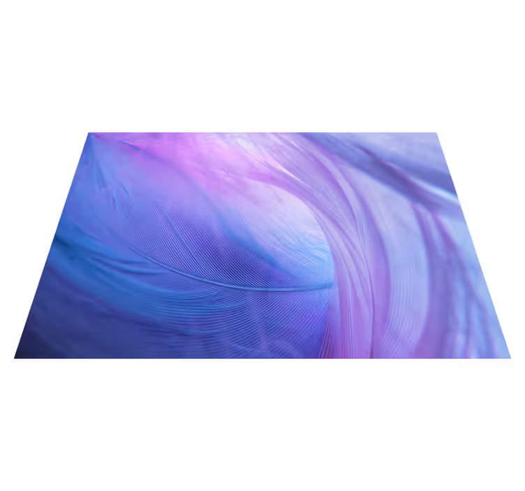 Vinyl tapijt paars 3d blauwe en paarse swirl - TenStickers