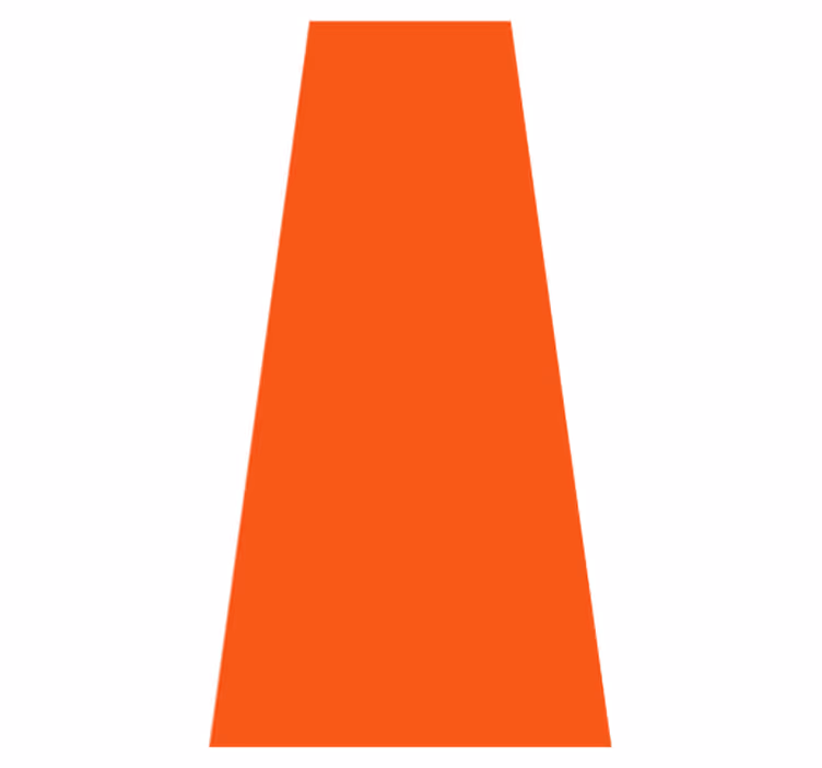 Vinyl tapijt oranje orange - TenStickers