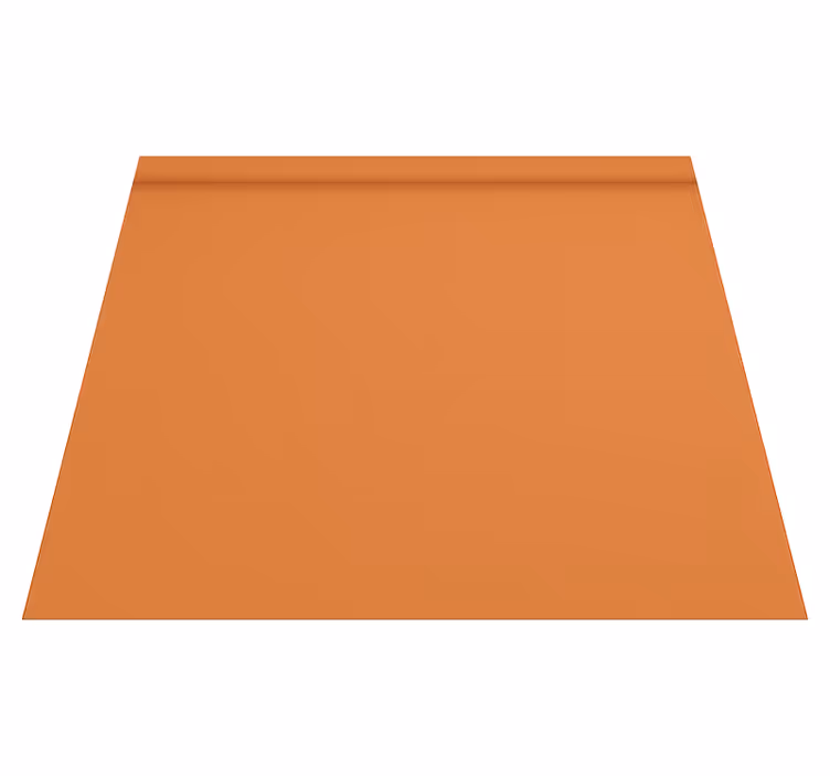 Vinyl tapijt oranje eenvoudige warme kleur - TenStickers