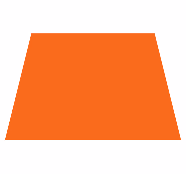 Vinyl tapijt oranje citrus oranje - TenStickers