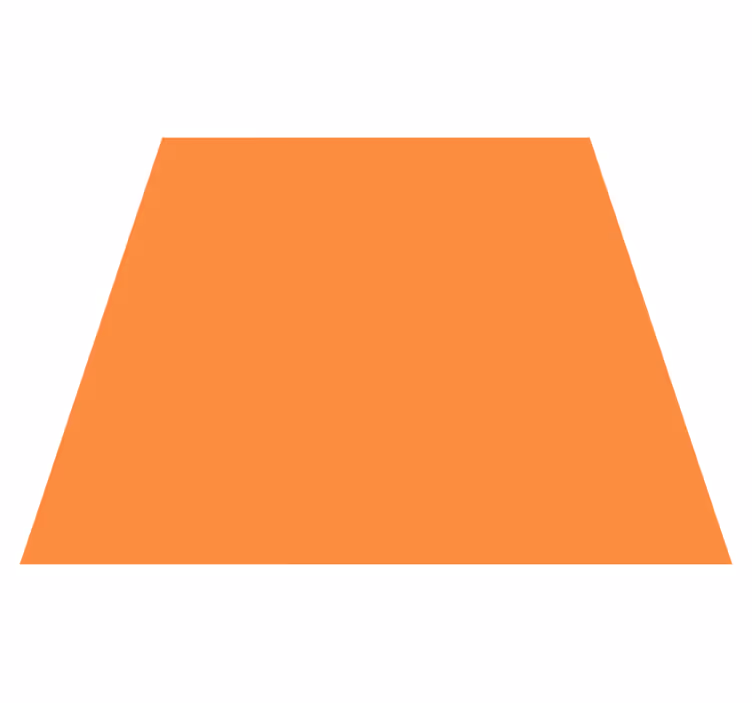 Vinyl tapijt oranje eenkleurig - TenStickers
