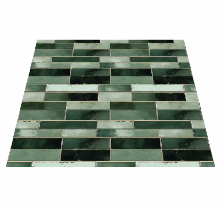 Vinyl tapijt groen lang groen - TenStickers