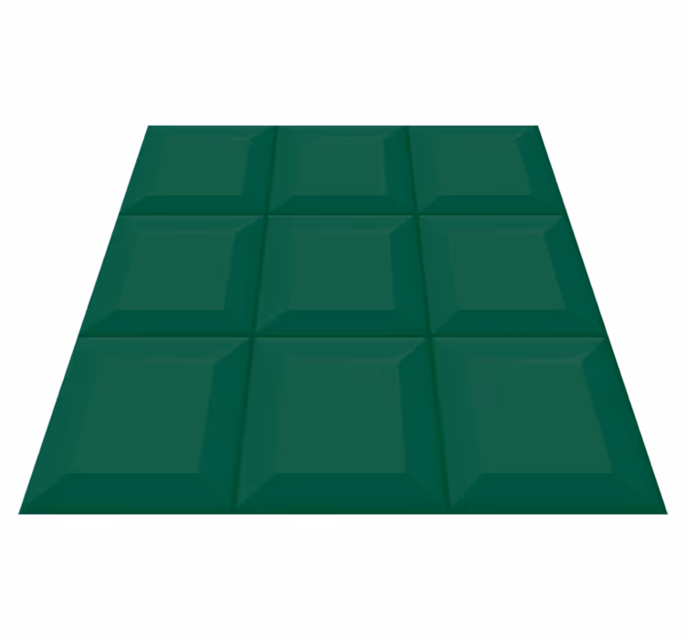 Vinyl tapijt groen keuken groente tegelstickers - TenStickers