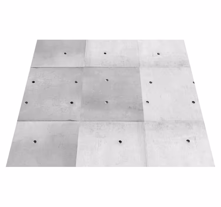 Buitenvinyltapijt minimalistische betonnen panelen - TenStickers