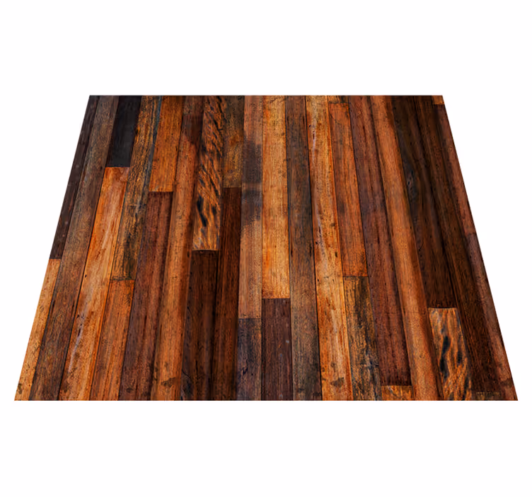 Buitenvinyltapijt rustieke houten planken - TenStickers