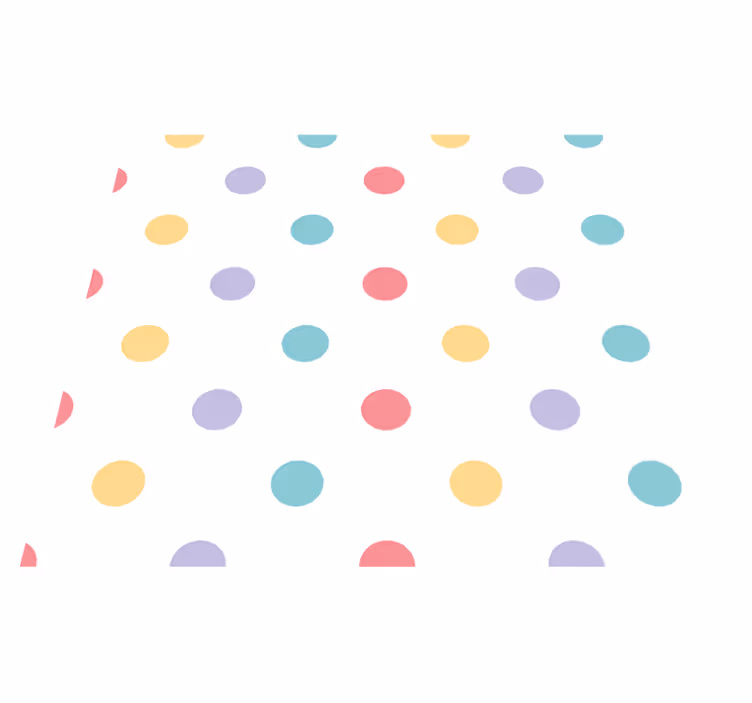Buitenvinyltapijt kleurrijke confetti - TenStickers