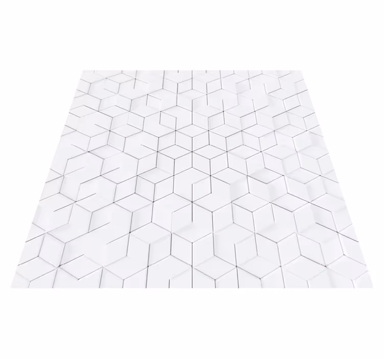 Simplistisch geometrisch vinyl tapijt - TenStickers