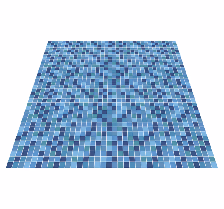 Mozaïek Textiel Geometrisch vinyl tapijt - TenStickers