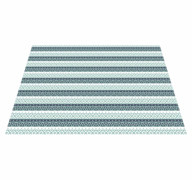 Geometrisch Patroon Woonaccessoire Vinyl tapijt woonkamer - TenStickers