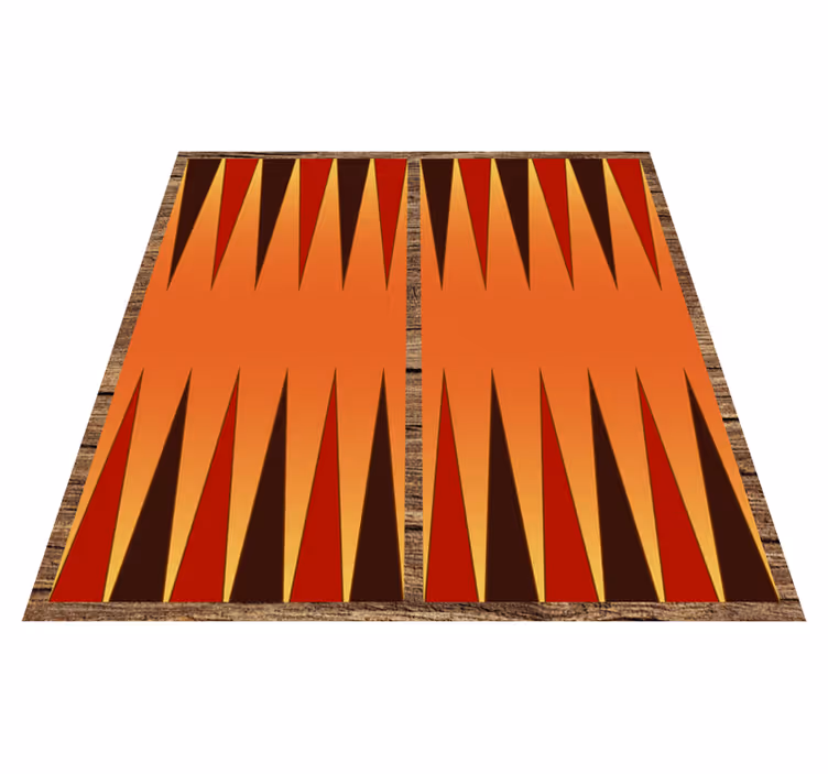 Geometrische lijnen vinyl tapijt met strepen - TenStickers