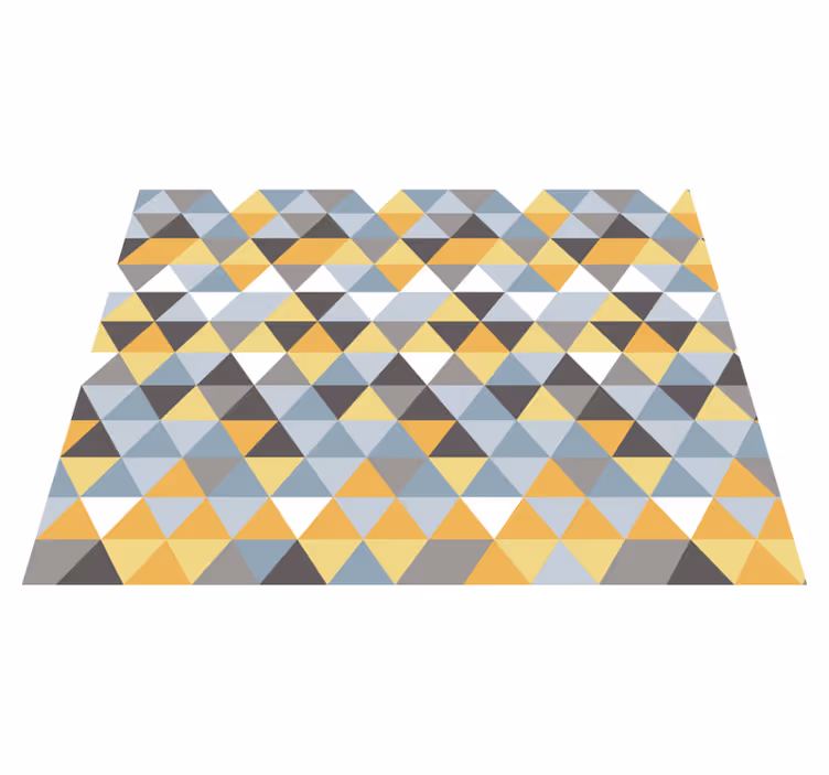 Fantastisch vinyl tapijt in noordse stijl met pastelkleuren - TenStickers