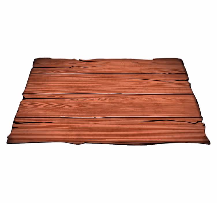 Illusie van getextureerd hout vinyl tapijt met houtstructuur - TenStickers