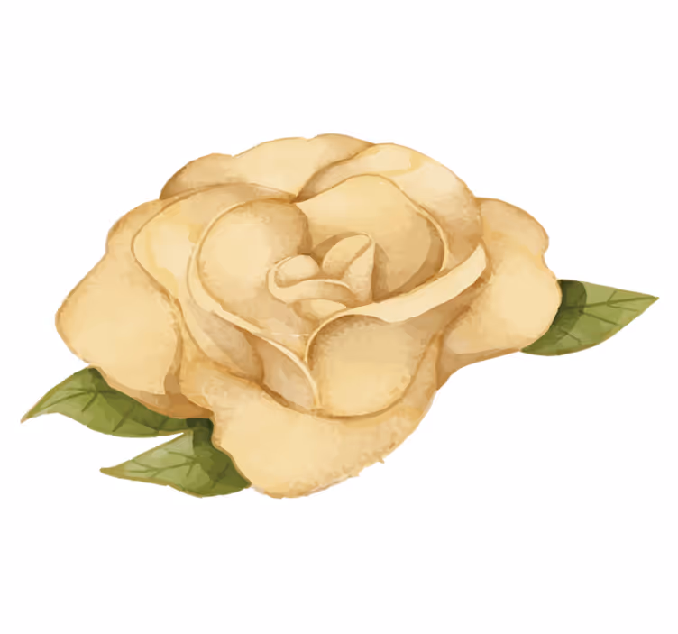 Bloemencontour vinyl tapijt bloemen en planten - TenStickers