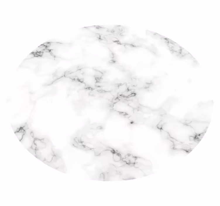 Marmeren cirkel minimaal vinyl tapijt - TenStickers