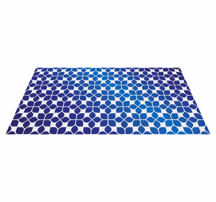Geometrische tegels vinyl tapijt  - TenStickers