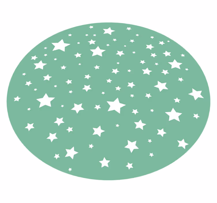 Sterren patroon vinyl tapijt  - TenStickers