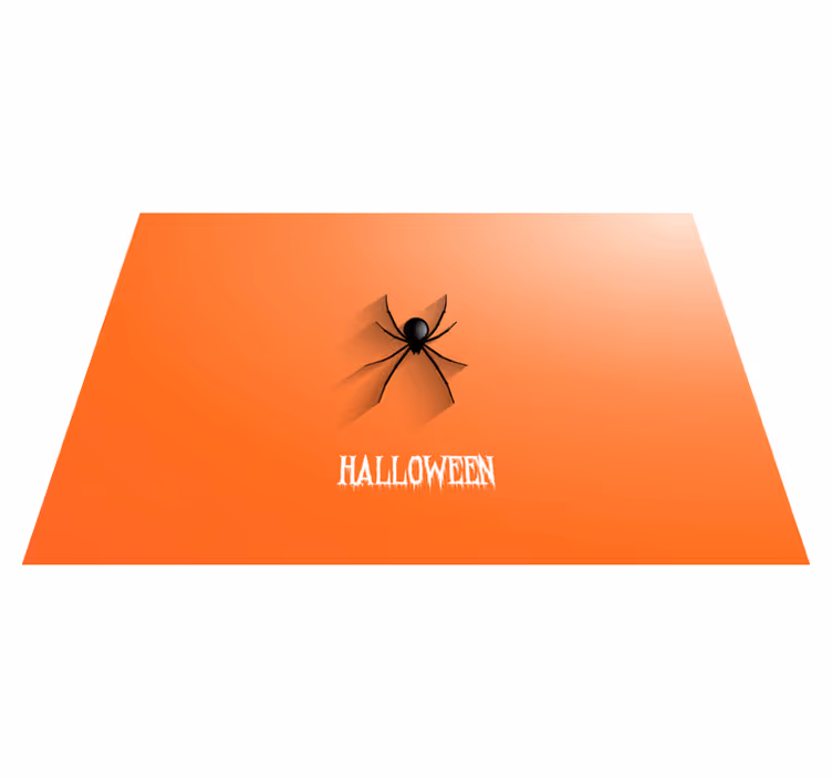 Spin vinyl tapijt halloween - TenStickers