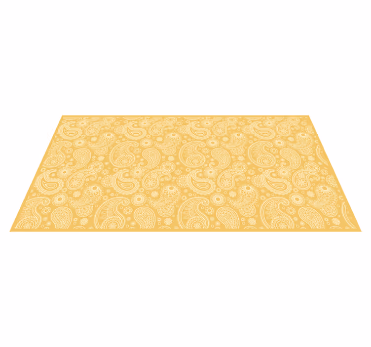 Paisley vinyl tapijt Arabisch paisley - TenStickers