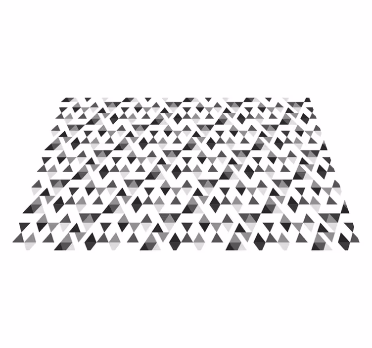 Vinyl tapijt geometrisch geometrisch patroon tapijt - TenStickers