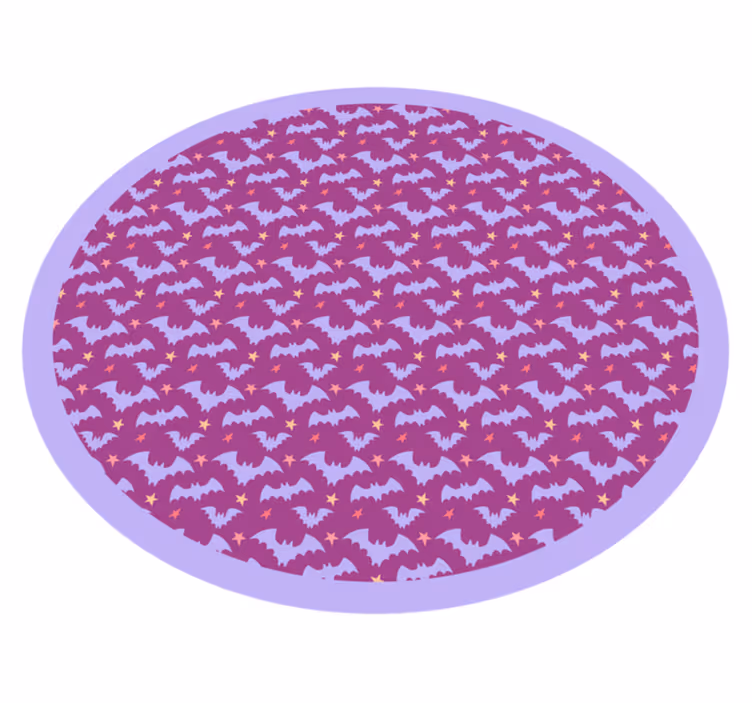Vinyl tapijt halloween vleermuismotief - TenStickers