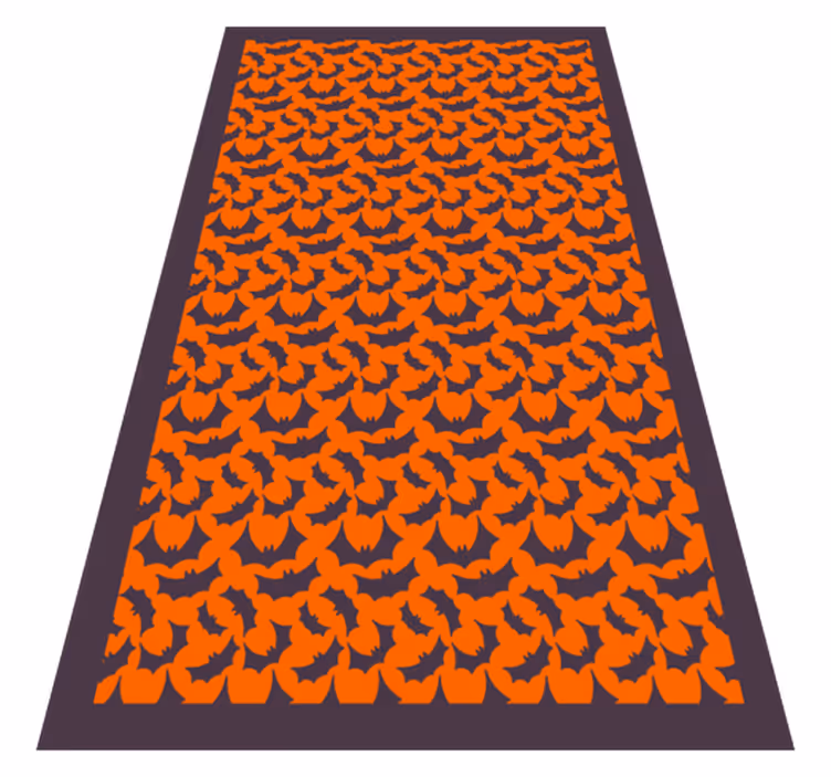 Sierlijk kattenmotief vinyl tapijt dierenprint - TenStickers