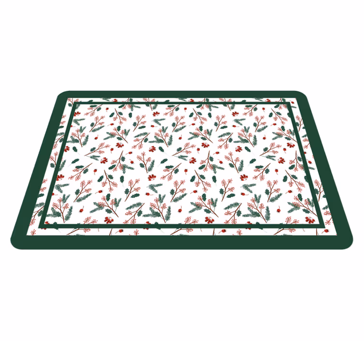 Botanische tuin vinyl tapijt bloemen en planten - TenStickers