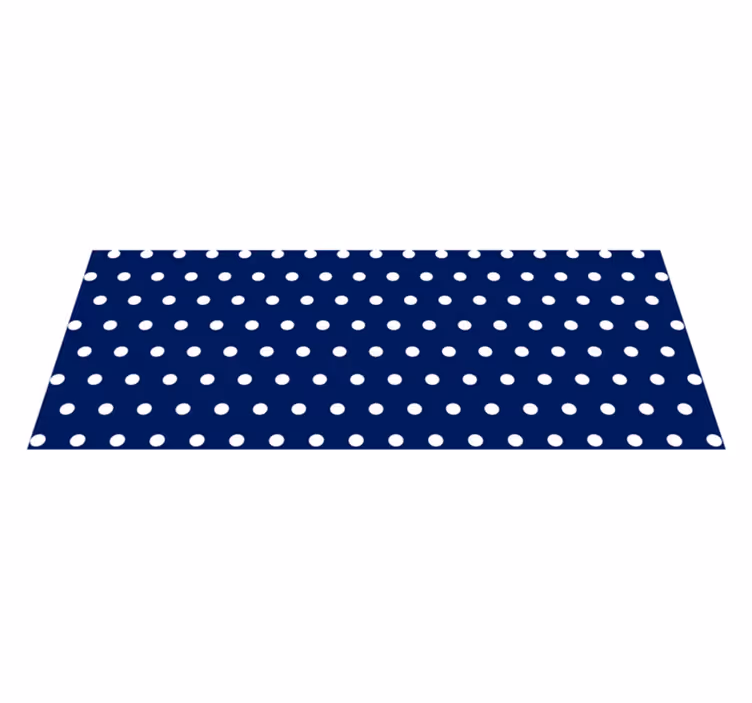 Decor met stippen vinyl tapijt minimalistisch - TenStickers