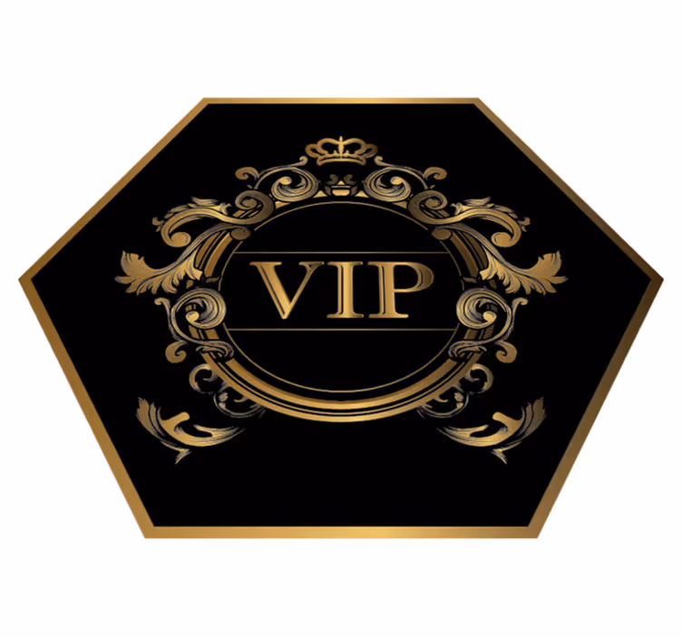 Elegant vip-ontwerp vinyl tapijt minimalistisch - TenStickers