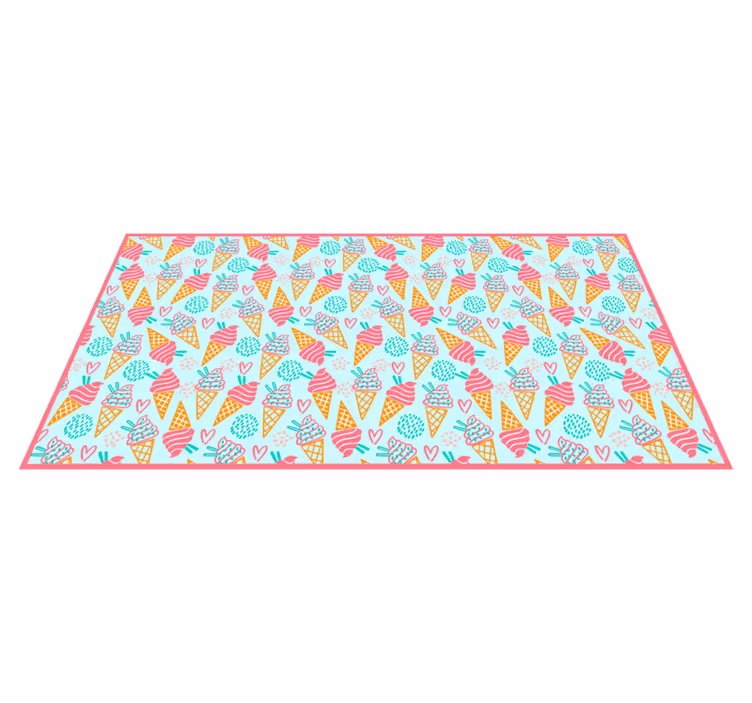 Ijsplezier vinyl tapijt kind - TenStickers