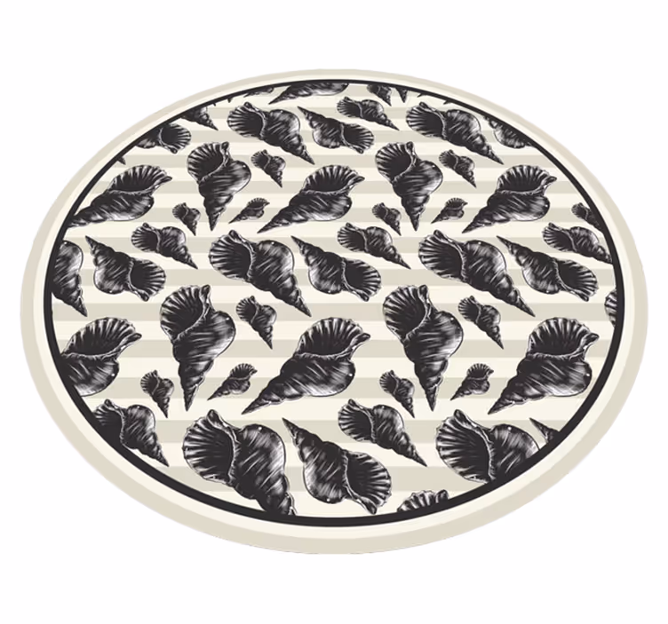 Botanisch bladmotief vinyl tapijt bloemen en planten - TenStickers