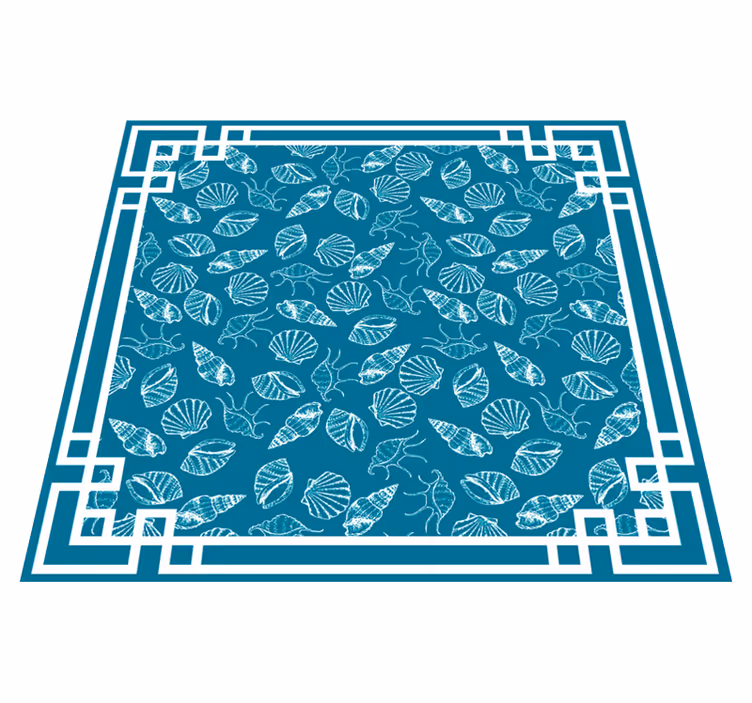 Watermotief dieren vinyl tapijt - TenStickers