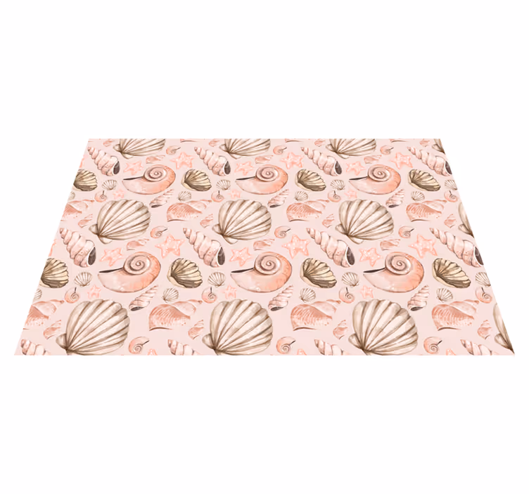 Schelpen vinyl tapijt Schelpen - TenStickers