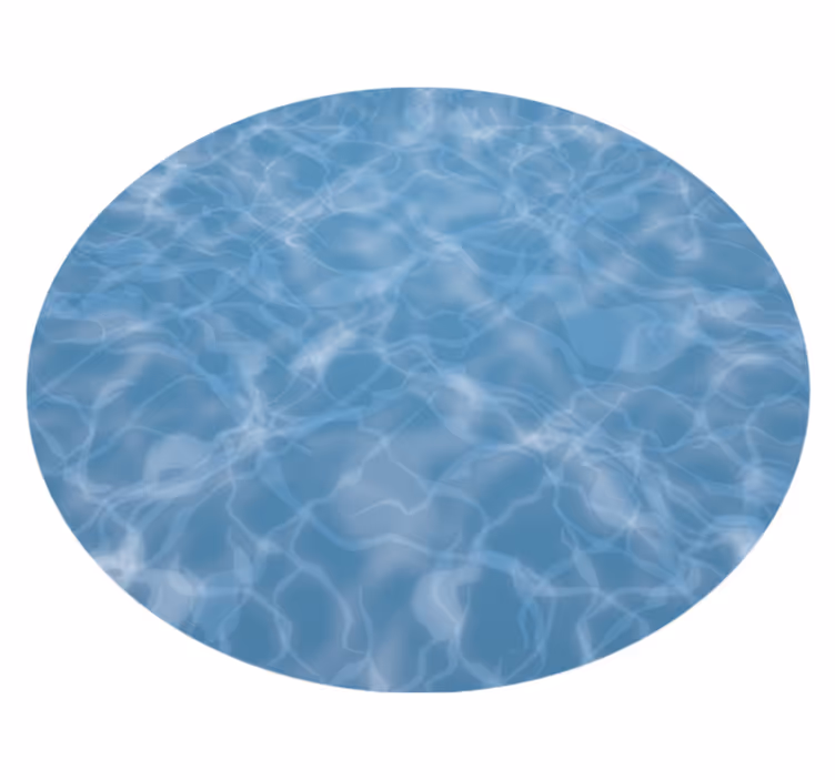 Illusie van het wateroppervlak marmeren vinyl tapijt - TenStickers