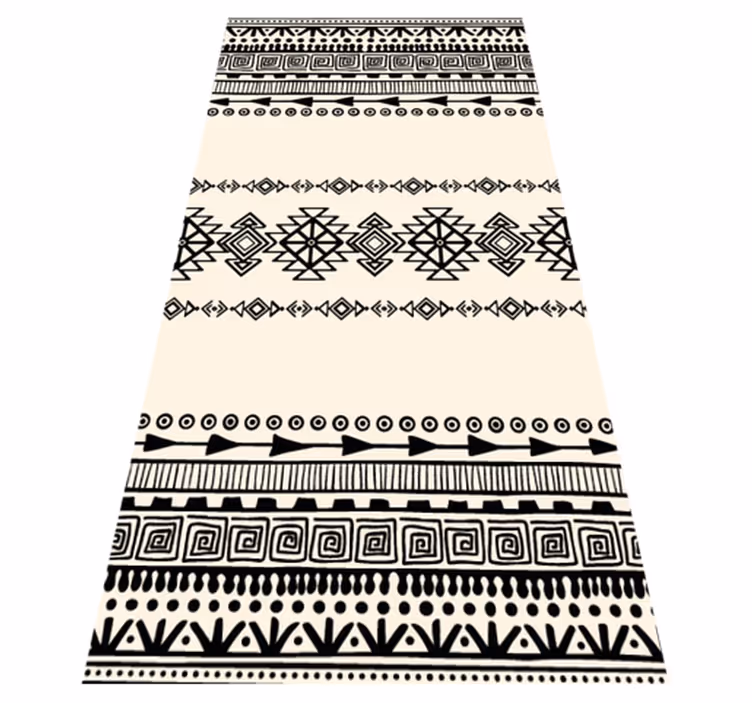 Etnische stijl etnisch vinyl tapijt - TenStickers