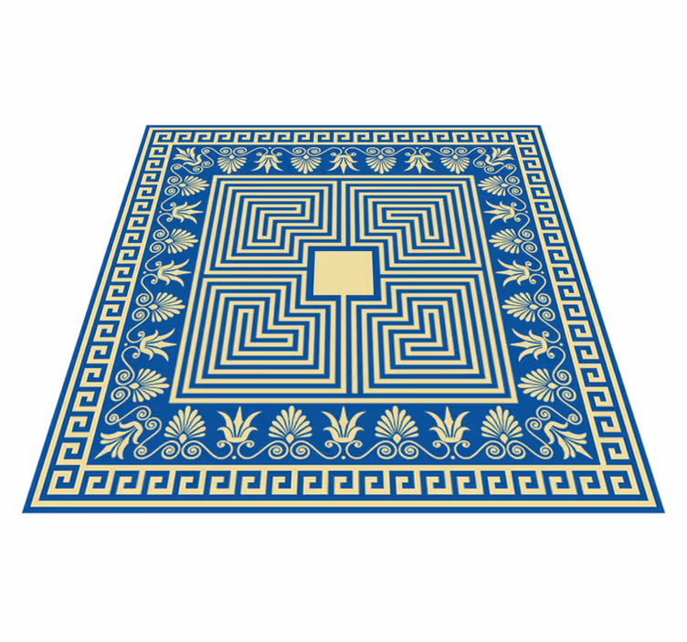 Geometrisch mozaïek vinyl tapijt tegels - TenStickers