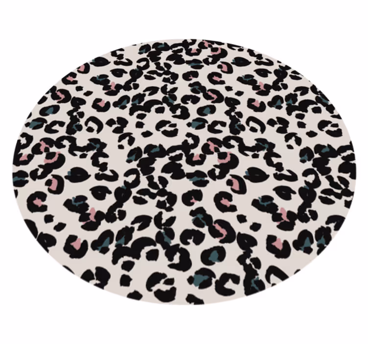 Luipaardvlekkenpatroon vinyl tapijt dierenprint - TenStickers