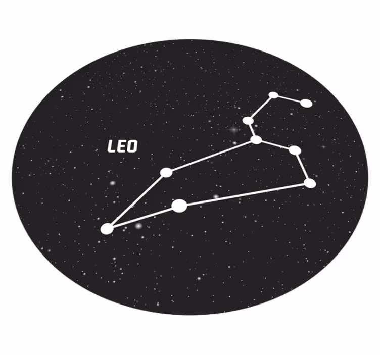 Sterrenbeeld astronomie vinyl tapijt sterren - TenStickers