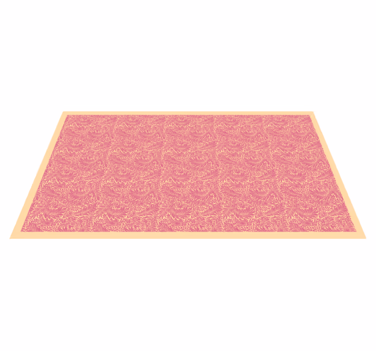 Moderne vinyl vloerkleed Elegante ornamenten roze - TenStickers