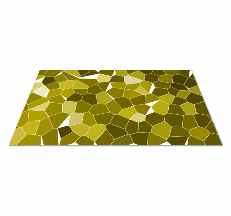 Vinyl vloerkleed keuken geometrisch ontwerp - TenStickers