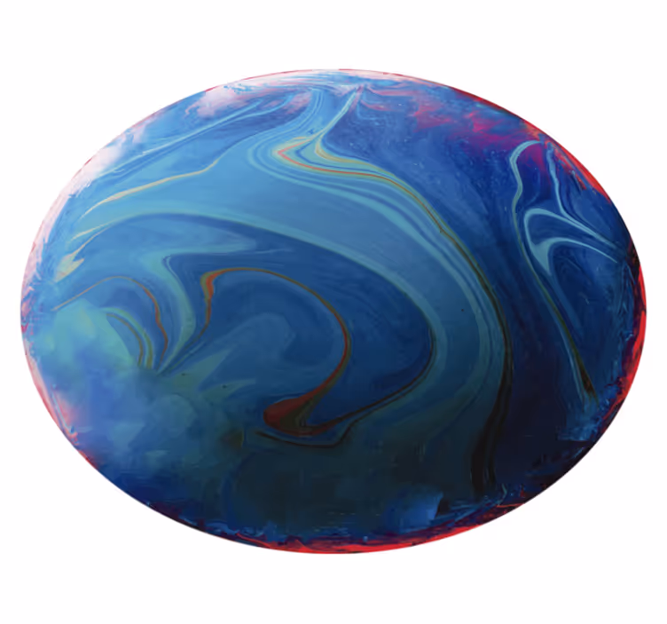 Jeugd vinyl vloerkleed Planeet - TenStickers