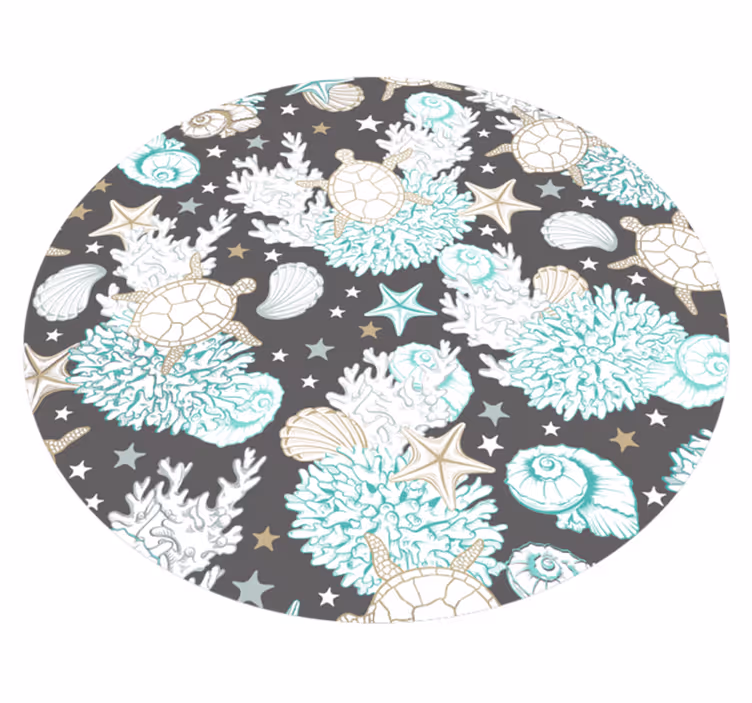 Marien motief dieren vinyl tapijt - TenStickers