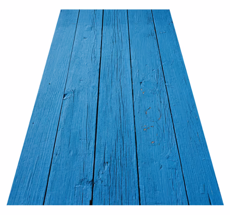 Rustiek plankpatroon vinyl tapijt met houtstructuur - TenStickers