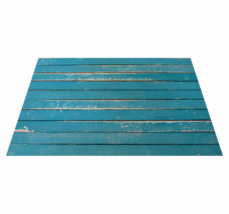 Versleten plank vinyl tapijt met houtstructuur - TenStickers