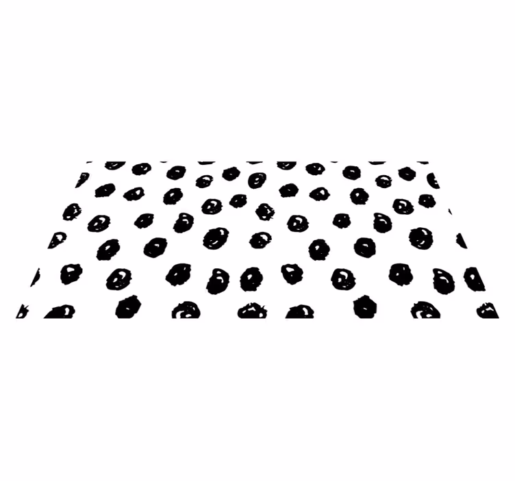Gevlekte samenvatting vinyl tapijt dierenprint - TenStickers
