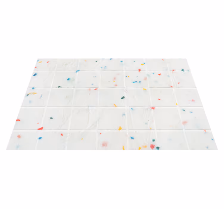 Terrazzo tegelpatroon vinyl tapijt tegels - TenStickers
